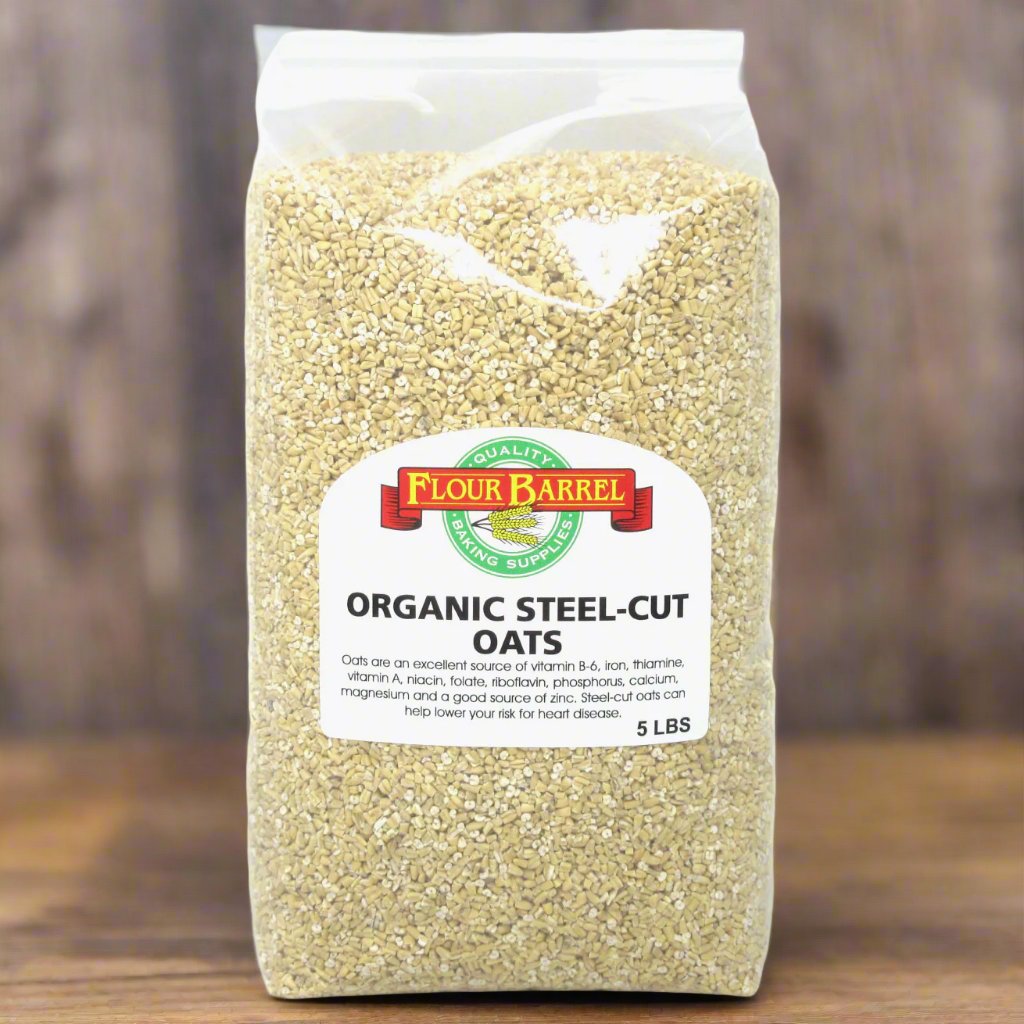 Flour Barrel product image - Organic Steel Cut Oats