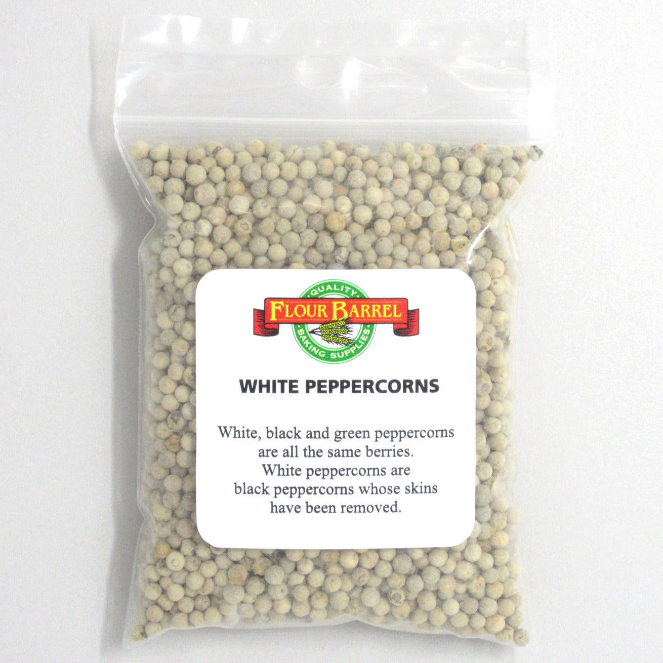 Flour Barrel product image - White Peppercorns
